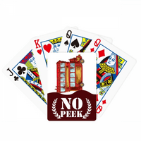 Цртан Филм Двојно Покер Велика Британија Земја Ѕиркаат Покер Играње Карти Приватна Игра