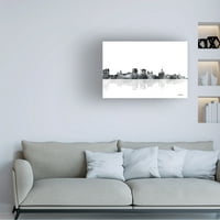 Марлен Вотсон 'Бафало Newујорк Skyline BG 1' Canvas Art