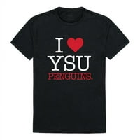 Републички производи 551-159-BLK- Државен универзитет Јангстаун сакам маица, црна-2xl
