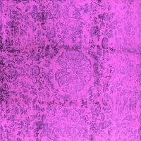 Агли Компанија Затворен Правоаголник Ориентални Розови Индустриски Област Килими, 7'9'